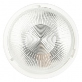 Светильник ЭРА НБО 05-100-001 с ободком Рондо пластик/стекло IP44 E27 max100W круг белый