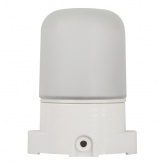 Светильник для бани и сауны ЭРА НББ 01-60-001 полиамид/стекло, под лампу 60W с цоколем Е27 белый