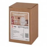 Светильник для бани и сауны ЭРА НББ 01-60-001 полиамид/стекло, под лампу 60W с цоколем Е27 белый