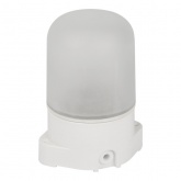 Светильник для бани и сауны ЭРА НББ 01-60-001 полиамид/стекло, под лампу 60W с цоколем Е27 белый