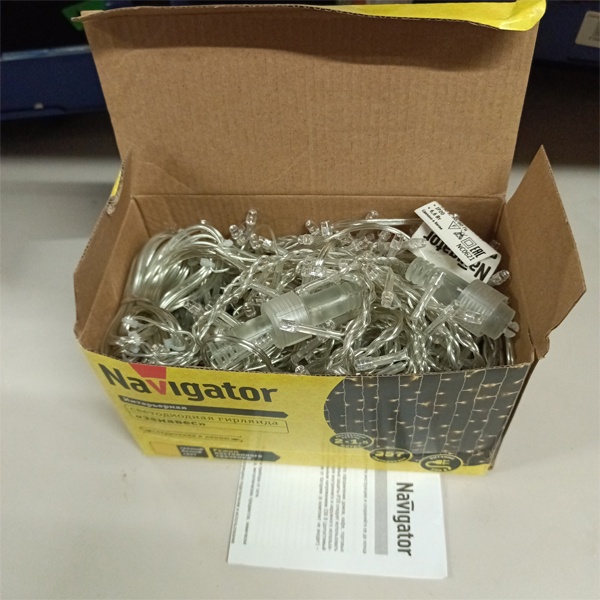 Светодиодная, праздничная гирлянда занавес, теплый белый свет, постоянное свечение, для использования внутри помещений