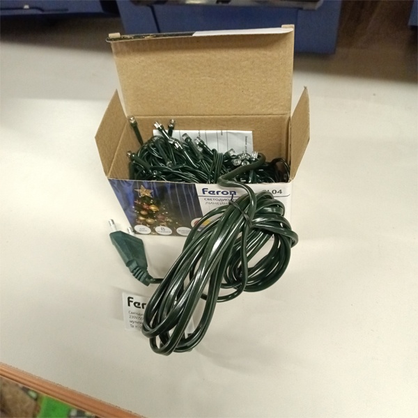 Светодиодная гирлянда Ферон CL04, мульти свет, с контроллером для смены режимов свечения