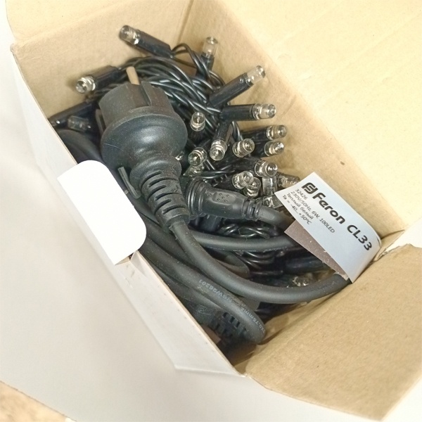 Светодиодная, линейная, уличная гирлянда Ферон CL33, теплый свет, статичное свечение