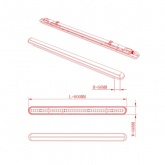 Светильник светодиодный ЭРА SPP-201-0-40K-018 18W 4000K 1710Lm IP65 L600mm линейный, матовый