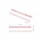 Светильник светодиодный ЭРА SPP-201-1-40K-036 36W 4000K 3780Lm IP65 L1200mm линейный, прозрачный