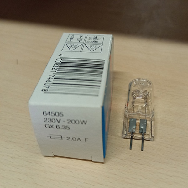 Галогенная лампочка для кино и телепроизводства, Осрам (4008321098436), 200Вт, теплый белый свет