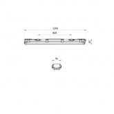 Светильник ЭРА SPP-101-0-002-150 IP65 под две светодиодные лампы T8 G13 1500мм 047213