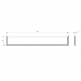 Светильник светодиодный ЭРА SPO-7-50-4K-P 50W 4000K 5040Lm 1200х180х19мм призма