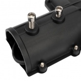 Консольный светодиодный светильник Rexant ДКУ-01 50W 5000K ШС IP65 черный d40-50mm