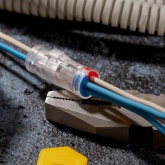 Экспресс-клемма СМК 2273-2x2R проходная разъемная 2 полюса 2х2-проводная 0,5-2,5мм2 (50 шт/уп)