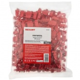 Соединитель + ответвитель Rexant (0,5-0,75) с врезным контактом красный [уп. 100шт]