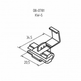 Соединитель + ответвитель Rexant (4,0-6,0) с врезным контактом желтый [уп. 100шт]