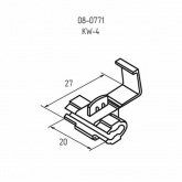 Соединитель + ответвитель Rexant (1,0-2,5) с врезным контактом синий [уп. 100шт]