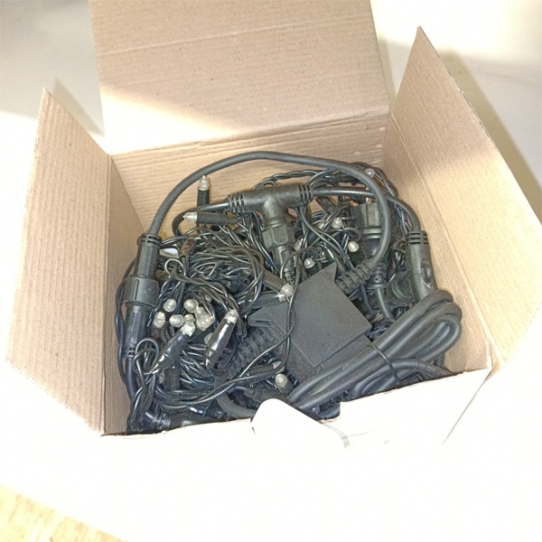 Уличная гирлянда LED ClipLight 24V, 3 нити по 10 м, постоянное свечение, 399 LED, Синяя Neon-Night