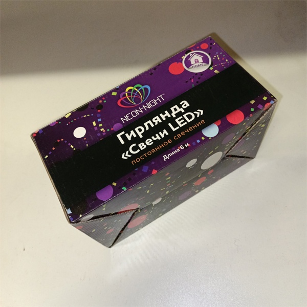 Светодиодная гирлянда Свечи, 6 м, 30 LED, тепло-белая Neon-Night