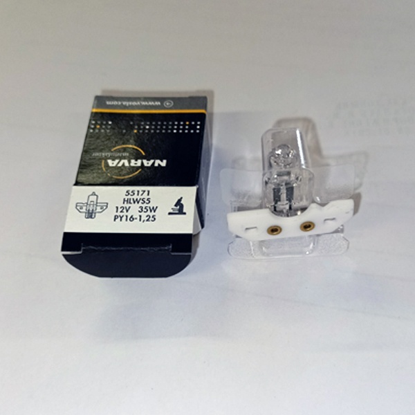 Низковольтная галогенная лампочка мощностью 35 Ватт с цоколем PY16-1,25