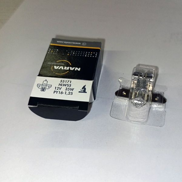 Низковольтная галогенная лампочка мощностью 35 Ватт с цоколем PY16-1,25