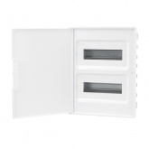 Щиток встраиваемый для полых стен DKC FRAME 24 (2х12) модуля с белой дверцей с шиной IP40 белый