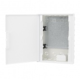 Щиток встраиваемый слаботочный DKC FRAME 24 модуля с белой дверцей плата, розетки IP40 белый