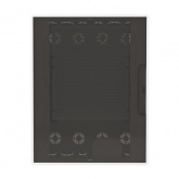 Щиток встраиваемый для полых стен слаботочный DKC FRAME 24м тонированная дверца, плата, розетки IP40