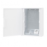 Щиток настенный слаботочный DKC FRAME 24 модуля с белой дверцей плата, розетки IP40 белый