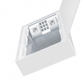 Щиток настенный слаботочный DKC FRAME 36 модулей с белой дверцей плата, розетки IP40 белый