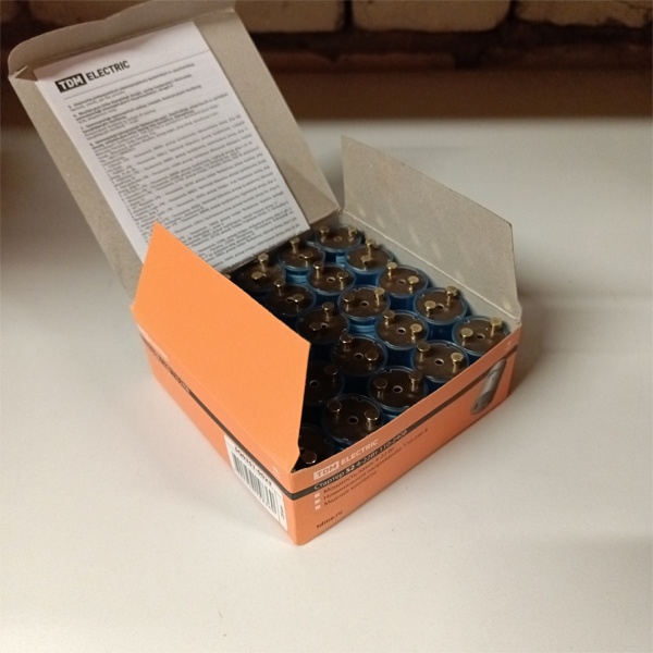 Стартер для люминесцентных ламп ТДМ, мощностью 4-22Вт, 110-240В, медные контакты