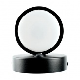 Светильник настенный Feron HL4601 GX53 230V max 12W черный D110x100mm