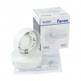Светильник настенный Feron HL4601 GX53 230V max 12W белый D110x100mm