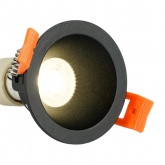 Светильник потолочный встраиваемый Feron DL1100 MR11 G5.3, GU10 черный