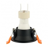 Светильник потолочный встраиваемый Feron DL1100 MR11 G5.3, GU10 черный