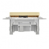 Переключатель одноклавишный ИЭК FLITE ВС61-1-0-ФлН 10А навахо