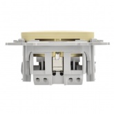 Розетка с заземлением ИЭК FLITE РС11-0-ФлН 16А навахо