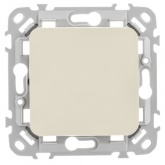 Переключатель одноклавишный ИЭК FLITE ВС61-1-0-ФлСл 10А сливочный