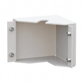 Угловые стойки для цоколя EKF FORT 100мм серые (уп.4шт)