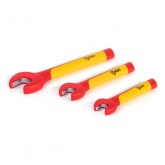 Набор диэлектрических однорожковых ключей КВТ НИК-Р-10 Профи для работ под напряжением до 1000 В