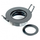 Светильник потолочный встраиваемый Feron DL1101 MR11 G5.3, GU10 черный