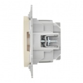 Розетка с заземлением ИЭК FLITE РС11-0-ФлСл 16А сливочный