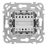 Переключатель двухклавишный ИЭК FLITE ВС62-1-0-ФлЖ 10А жемчуг