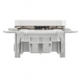 Выключатель кнопочный одноклавишный проходной ИЭК FLITE ВС61-2-0-ФлЖ 10А жемчуг