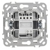 Выключатель одноклавишный ИЭК FLITE ВС11-1-0-ФлМА 10А мокрый асфальт