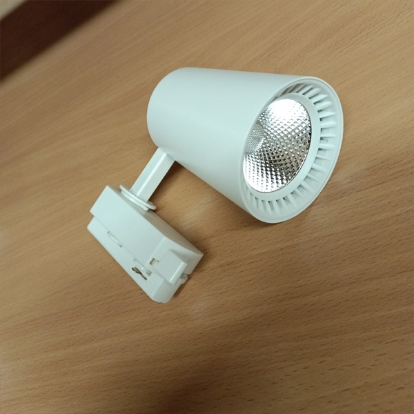 Трековый однофазный светодиодный светильник AL100 Ферон, 12Вт, теплый свет, белый