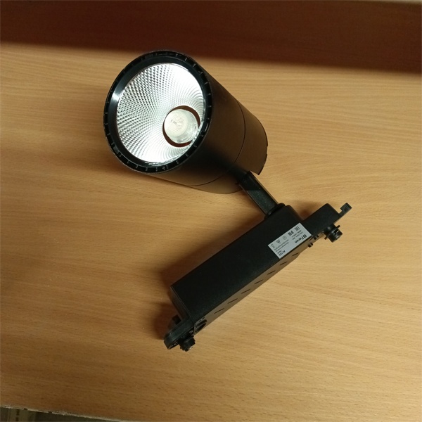 Трековый однофазный светодиодный светильник AL103 Ферон, 30Вт, нейтральный белый свет, черный