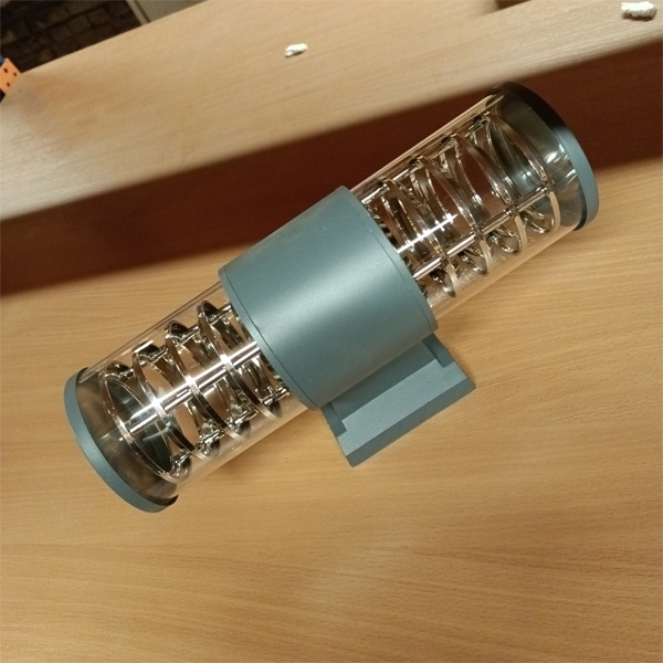 Светильник садово-парковый Feron DH0802, на стену вверх/вниз, E27 230V, серый