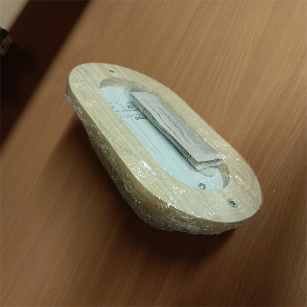 Накладной, влагозащищенный светильник серии Кантри Ферон, для бани и сауны, максимальная мощность лампы 60 Ватт, цвет клён,