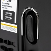 Генератор инверторный Kranz KR1200I 1,2кВт 230В 2л IP23 закрытый корпус, ручной старт