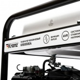 Генератор бензиновый Kranz KR8000EA, 8кВт 230В 25л IP23 коннектор автоматики, электростартер