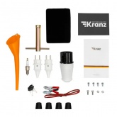 Генератор бензиновый Kranz KR8000EA, 8кВт 230В 25л IP23 коннектор автоматики, электростартер