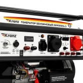 Генератор бензиновый Kranz KR9000EA-3 9кВт 230В/380В 25л IP23 коннектор автоматики, электростартер