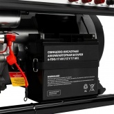 Генератор бензиновый Kranz KR9000EA-3 9кВт 230В/380В 25л IP23 коннектор автоматики, электростартер